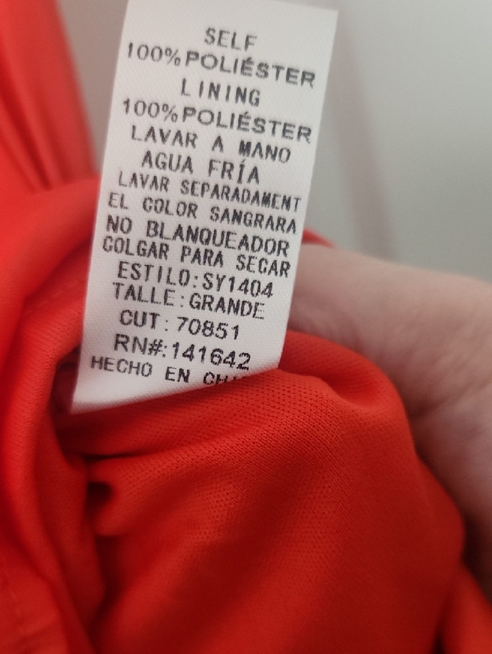 She + Sky Coral Sleeveless V-Neck Mini Dress - Picture 10 of 10